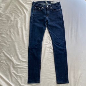 Rag & Bone High Rise Skinny Jeans Size 27 Heritage Wash